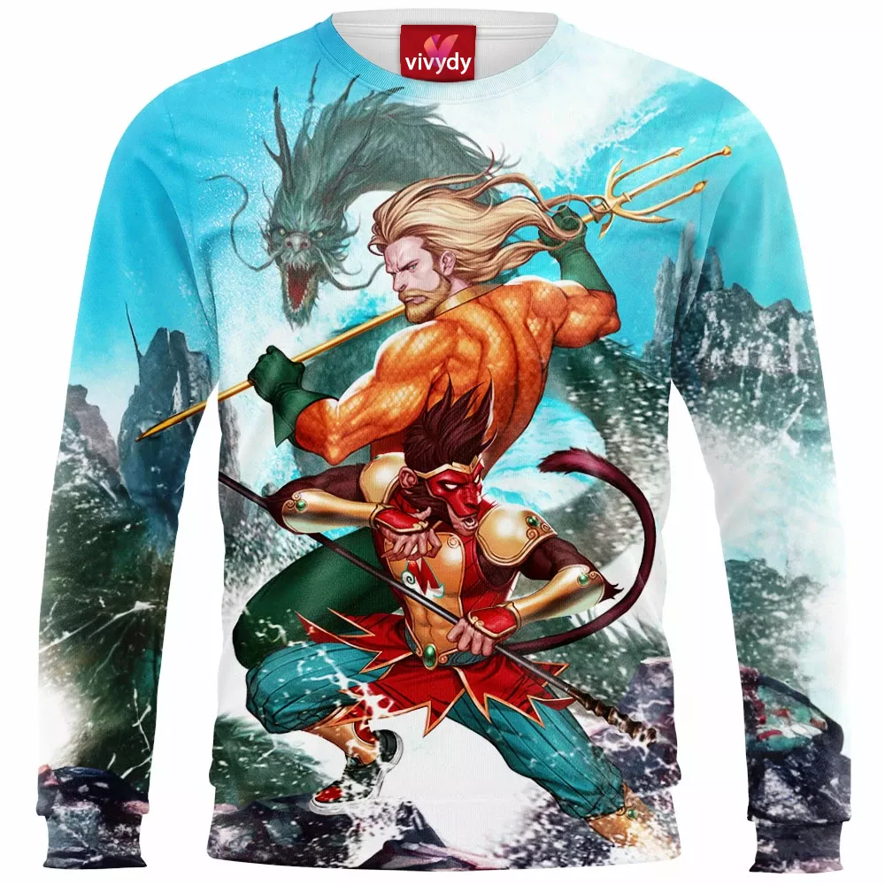 Monkey King And Aquaman Sweatshirt