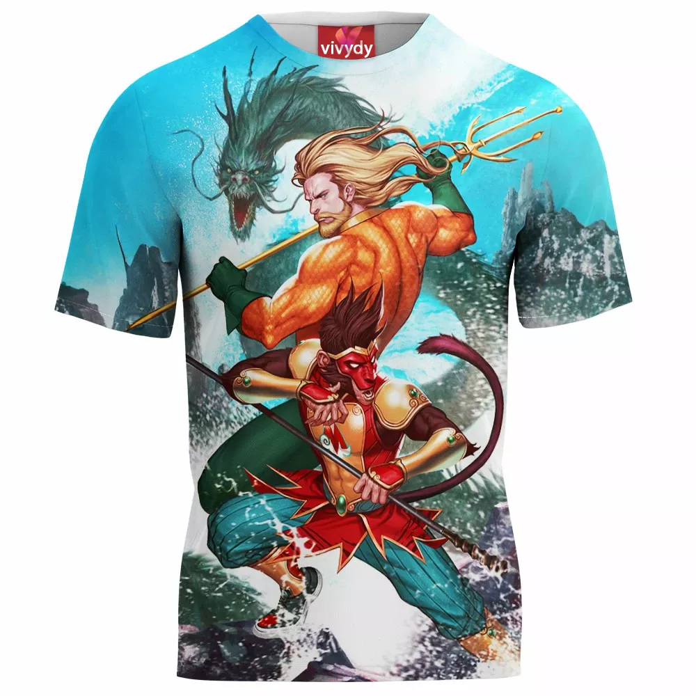 Monkey King And Aquaman T-Shirt