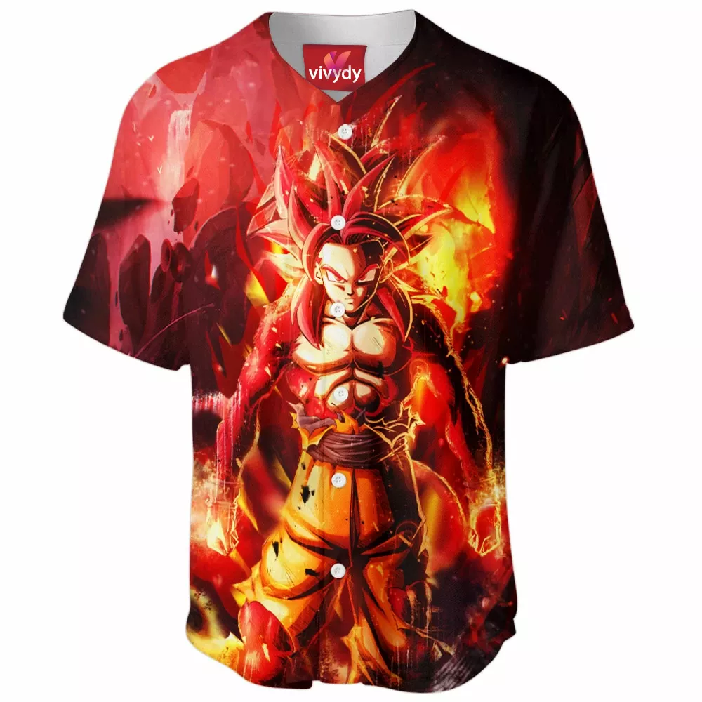 Son Goku Ssj4 Baseball Jersey