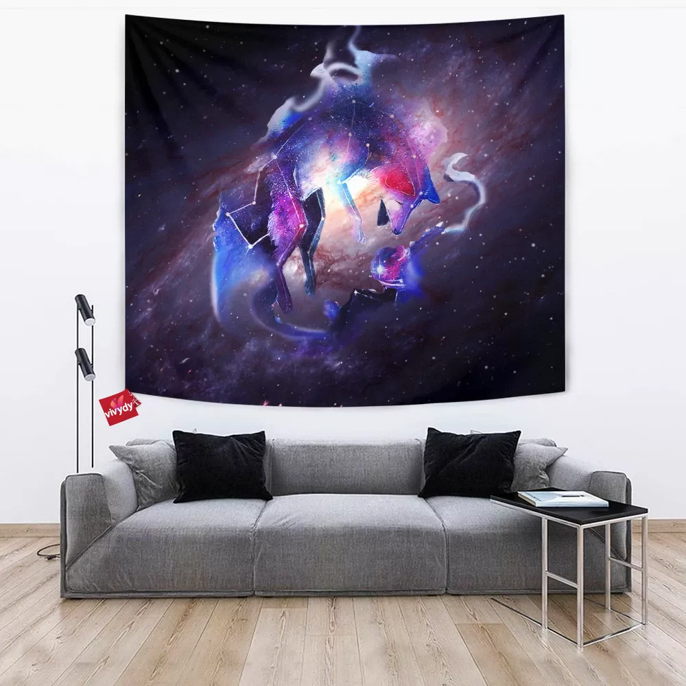 Galaxy Fox Tapestry