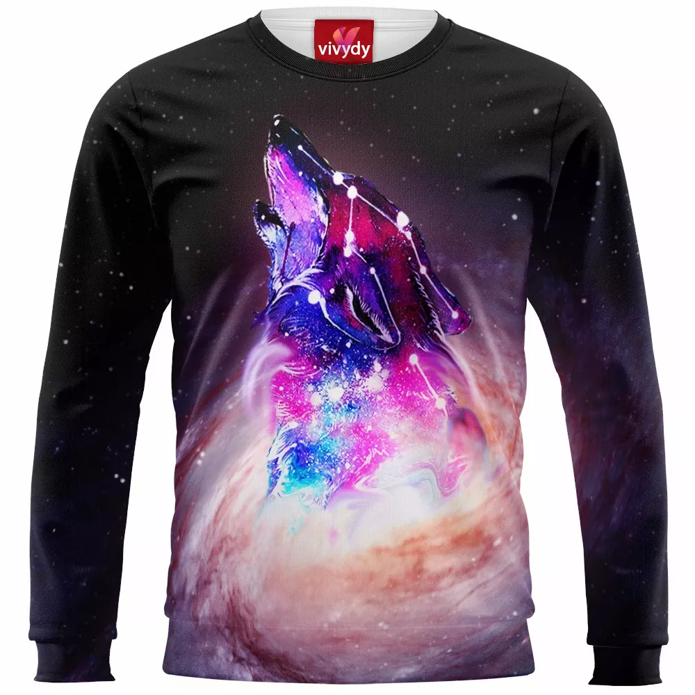 Galaxy Wolf Sweatshirt