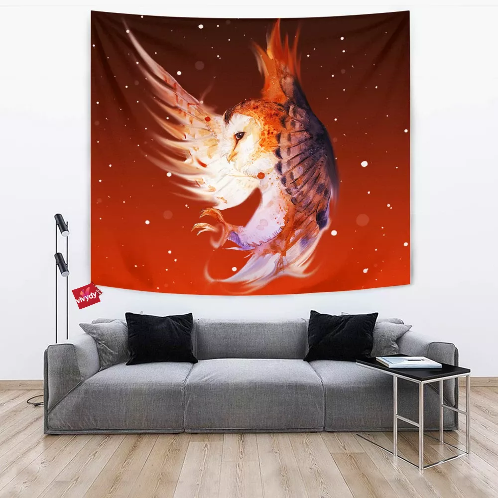 Barn Owl Tapestry