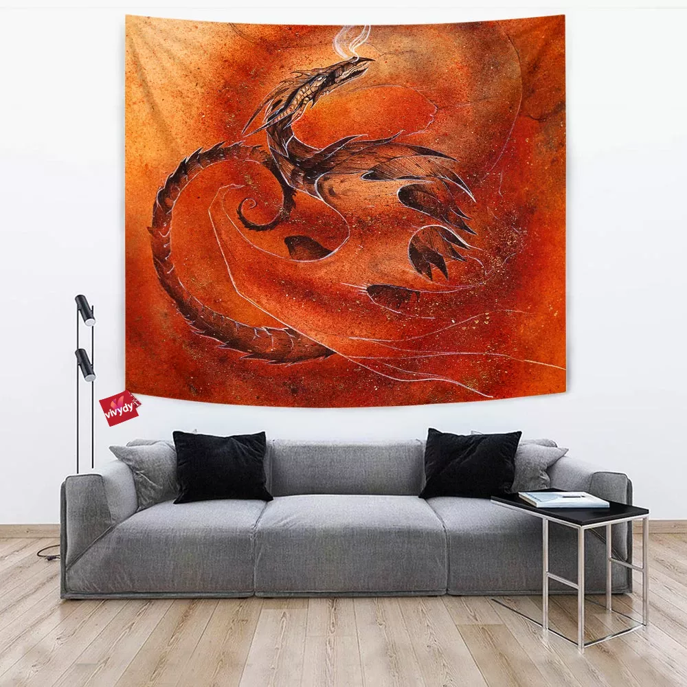 Sandstorm Dragon Tapestry