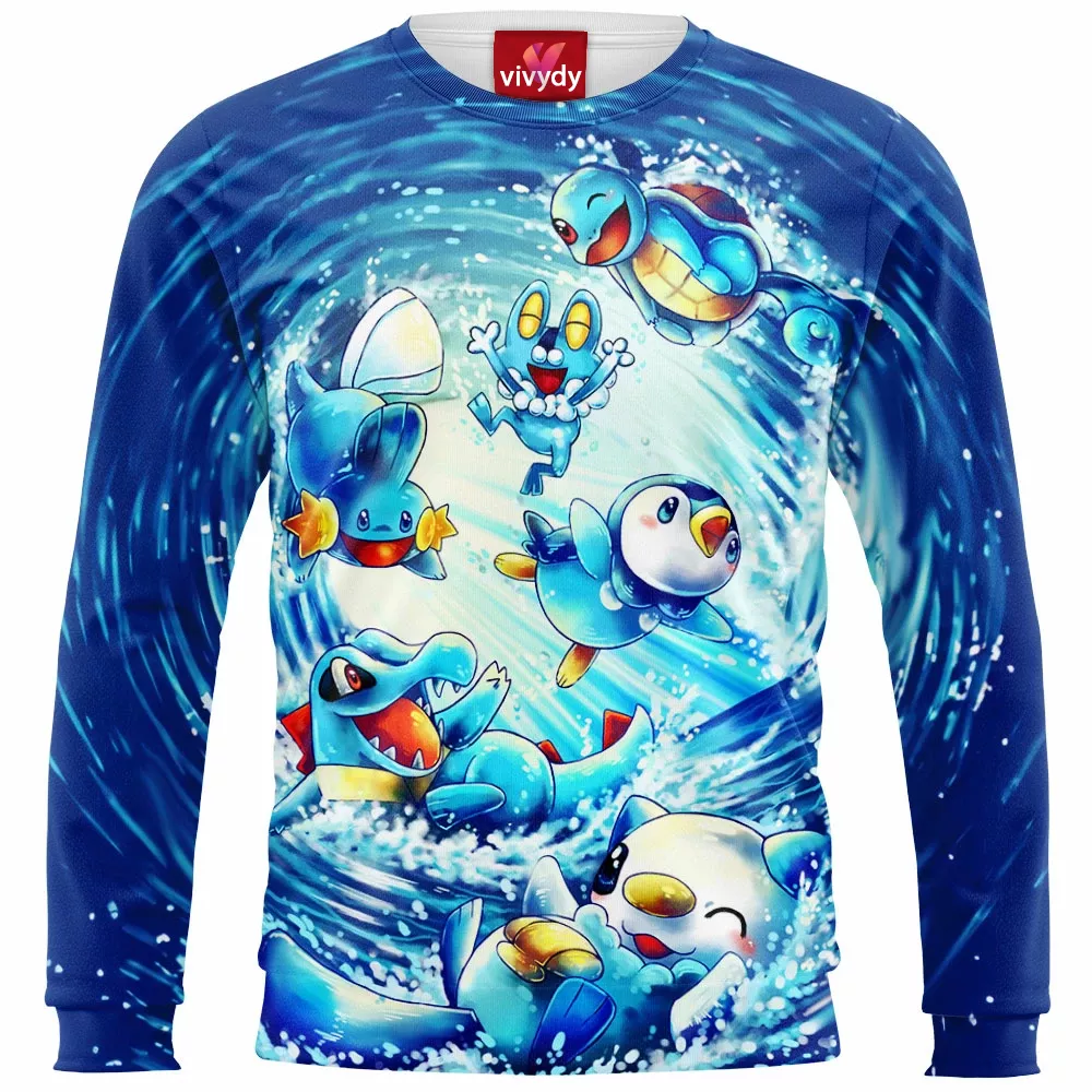 Water Pokemon Sweatshirt