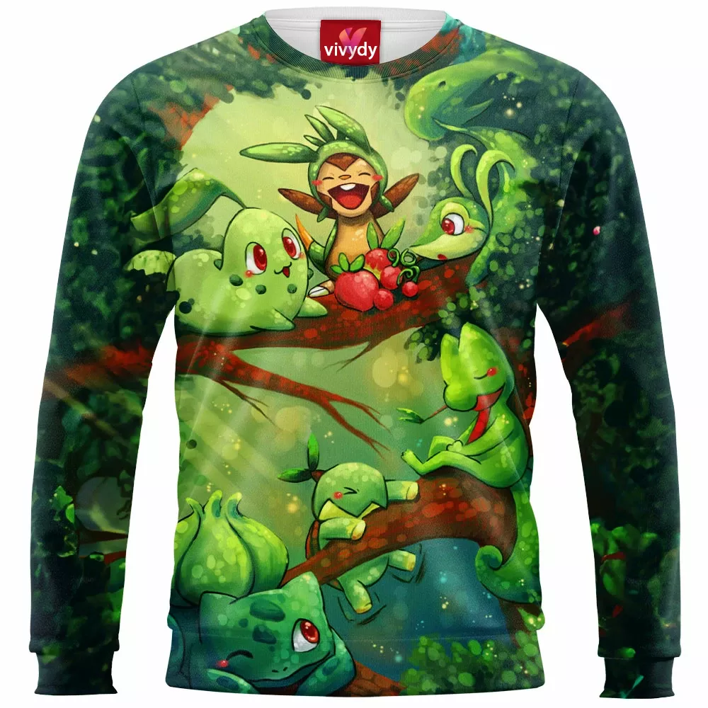 Green Pokemon Sweatshirt