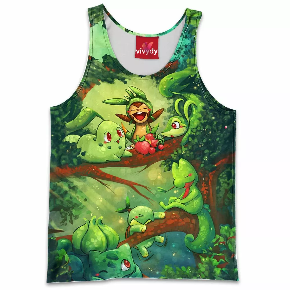 Green Pokemon Tank Top