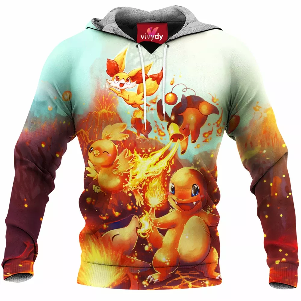 Fire Pokemon Hoodie