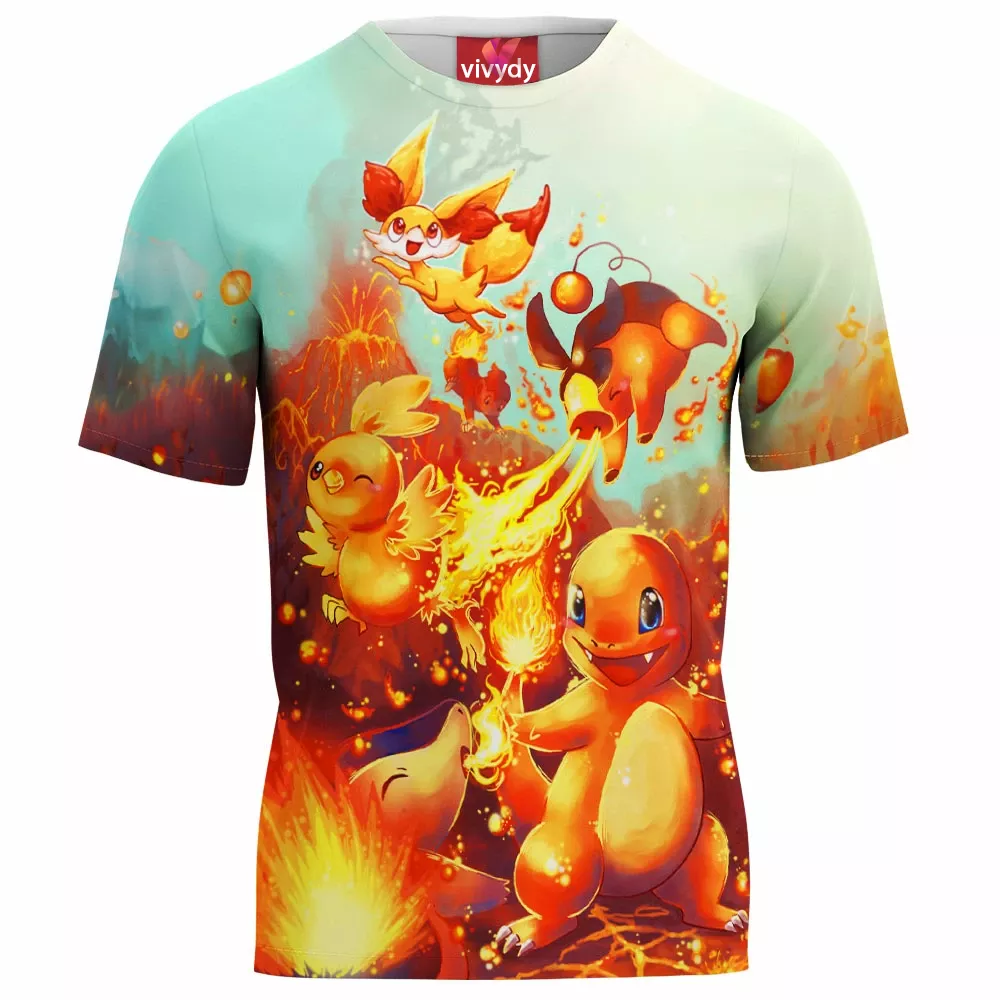 Fire Pokemon T-Shirt