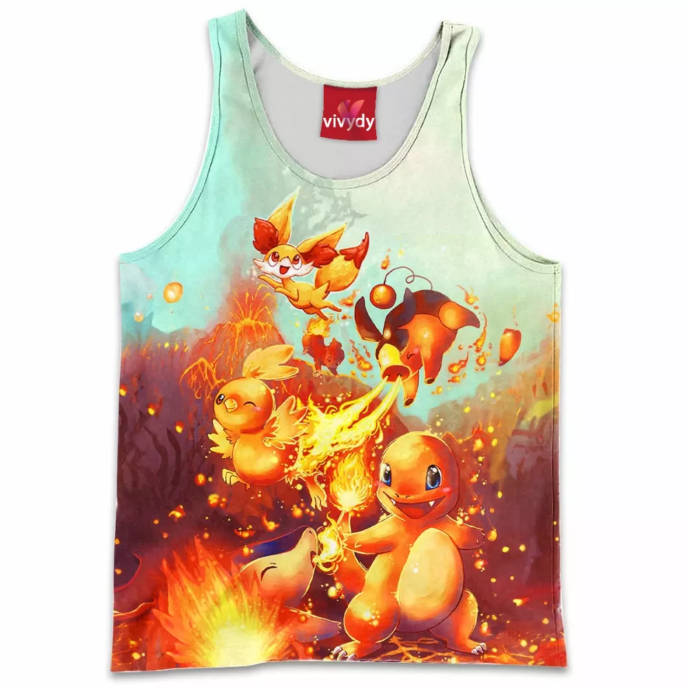 Fire Pokemon Tank Top