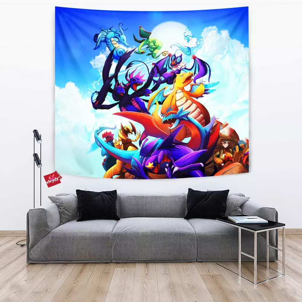 Dragon Pokemon Tapestry