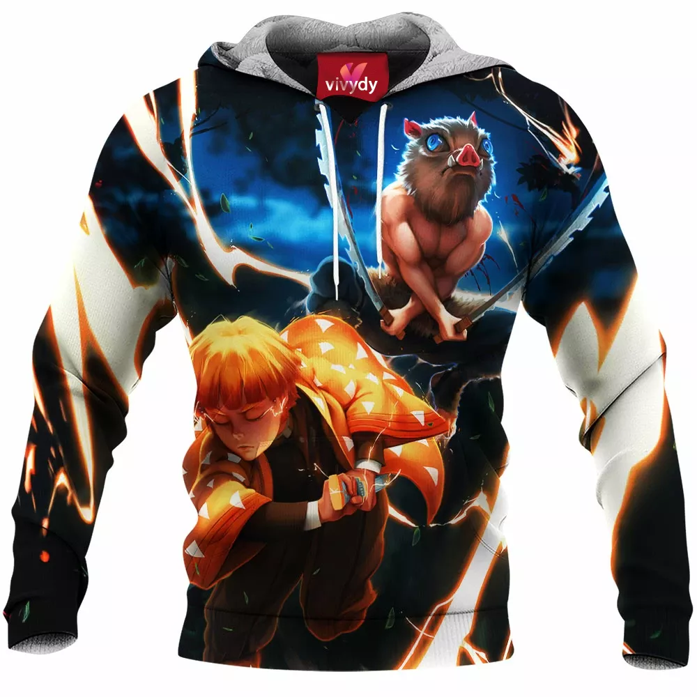 Zenitsu And Inosuke Hoodie