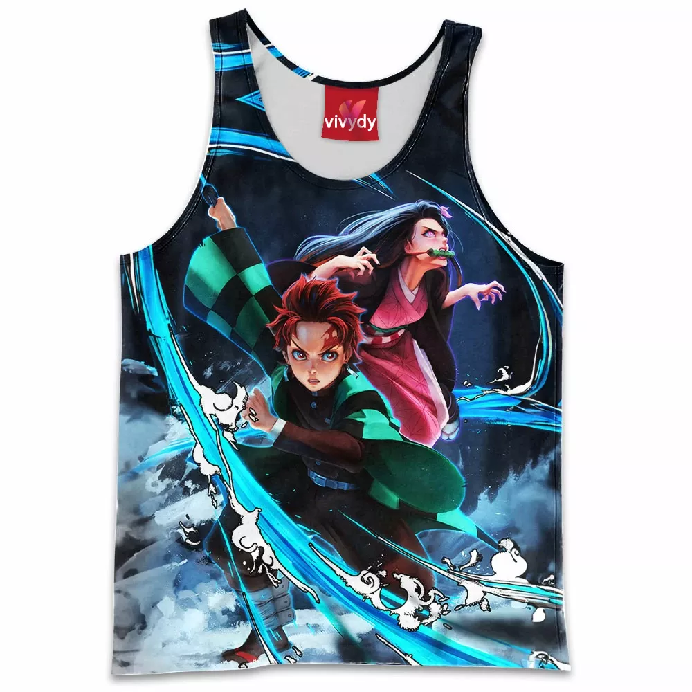 Tanjiro And Nezuko Tank Top