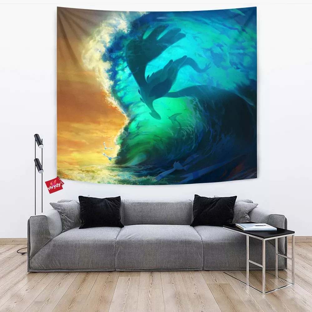 Lugia In The Ocean Tapestry