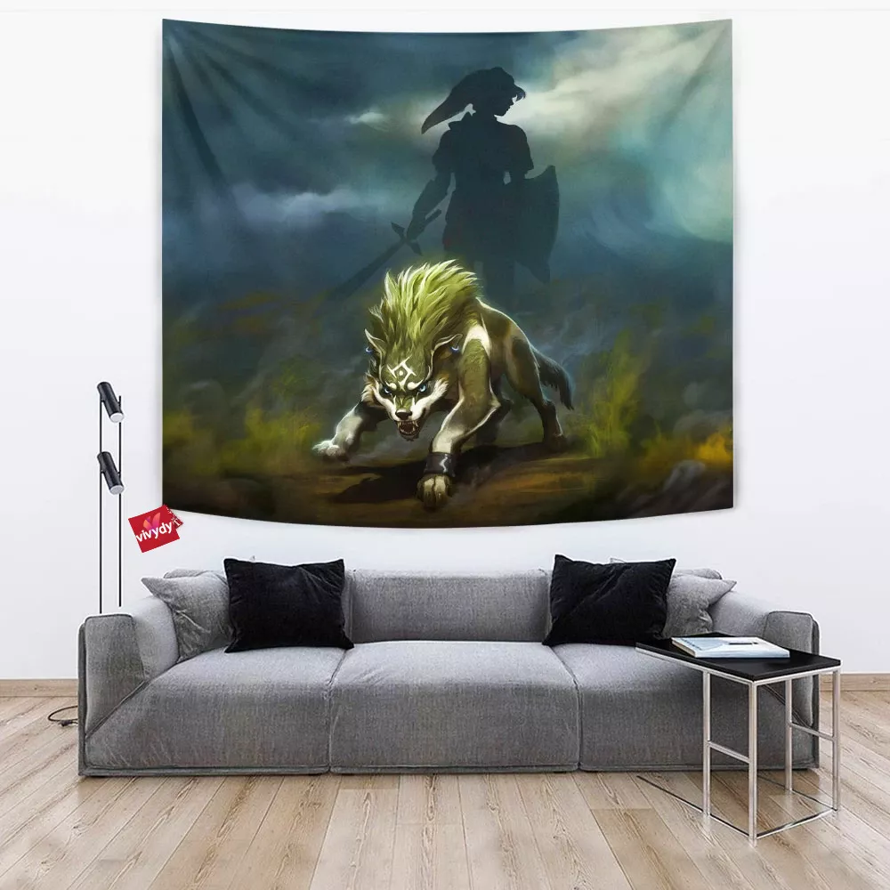 Wolf Link Tapestry