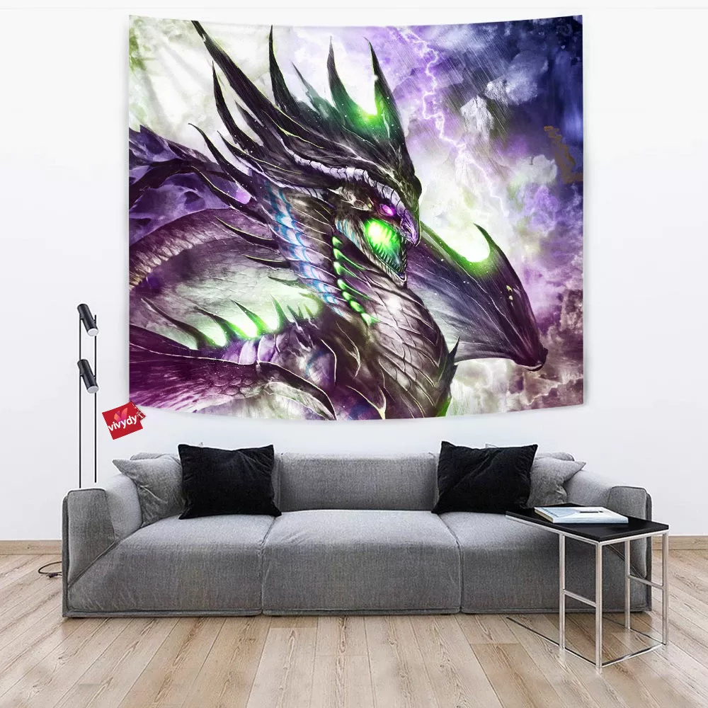 Storm Dragon Tapestry