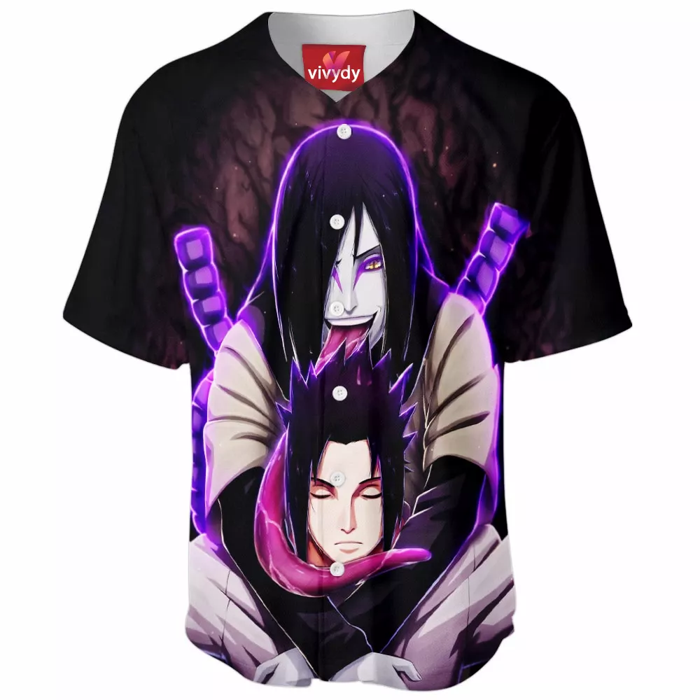 Sasuke And Orochimaru Baseball Jersey