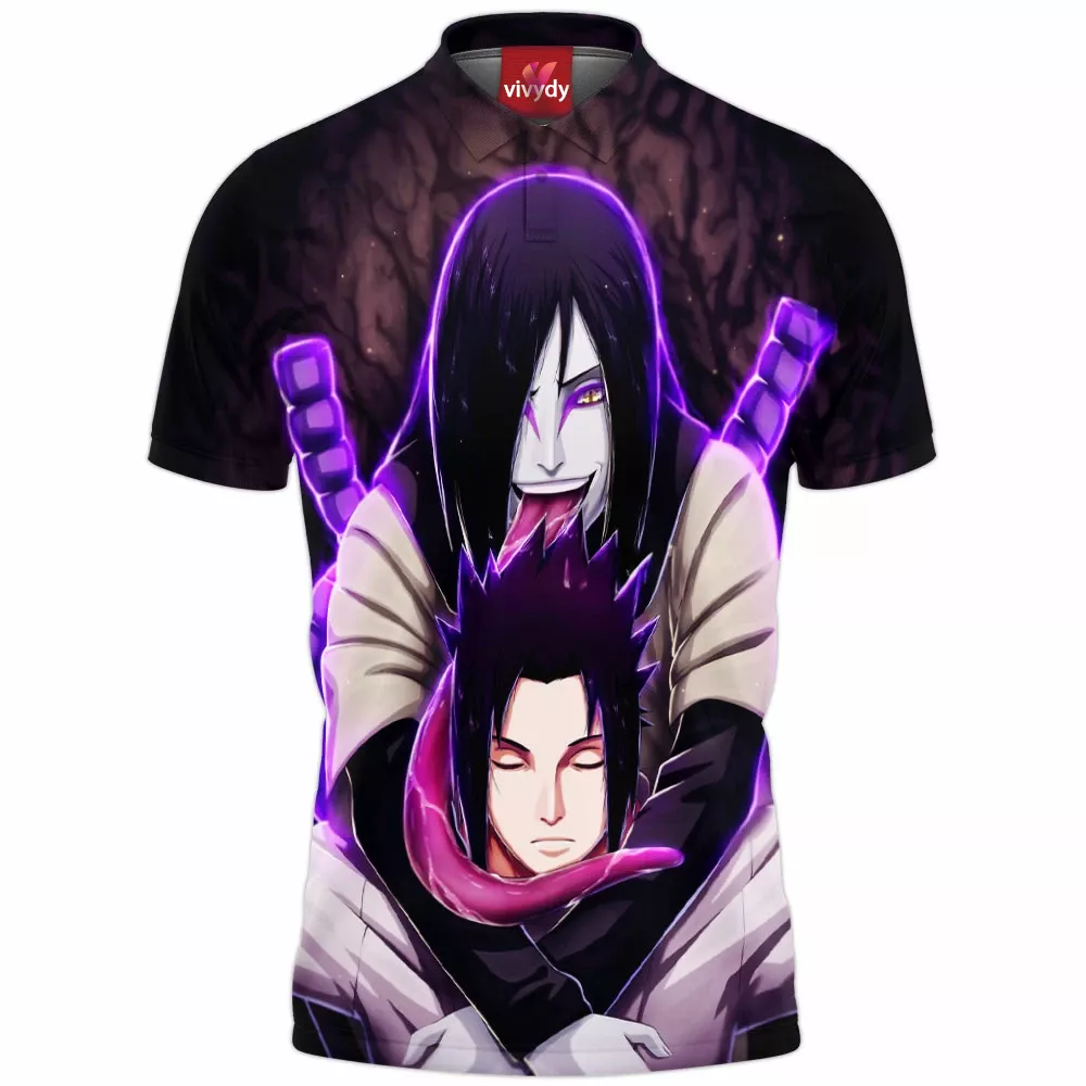 Sasuke And Orochimaru Polo Shirt