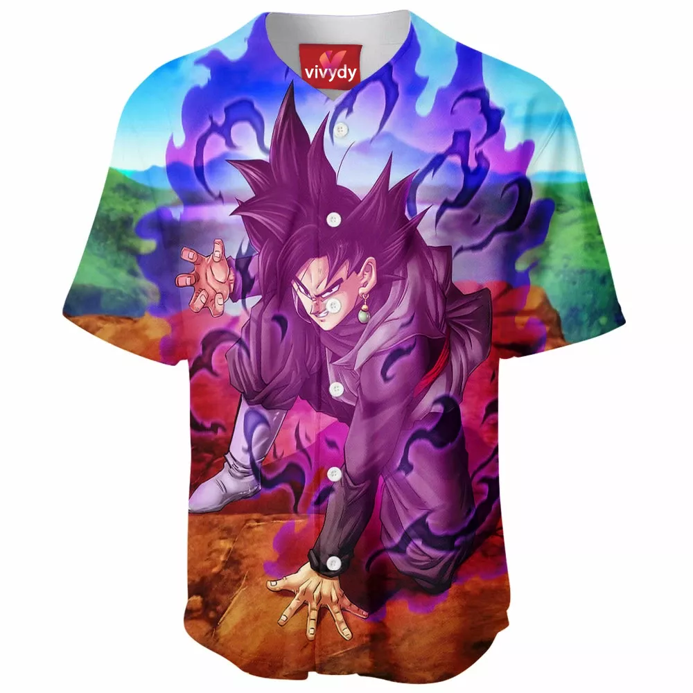 Black Goku Baseball Jersey