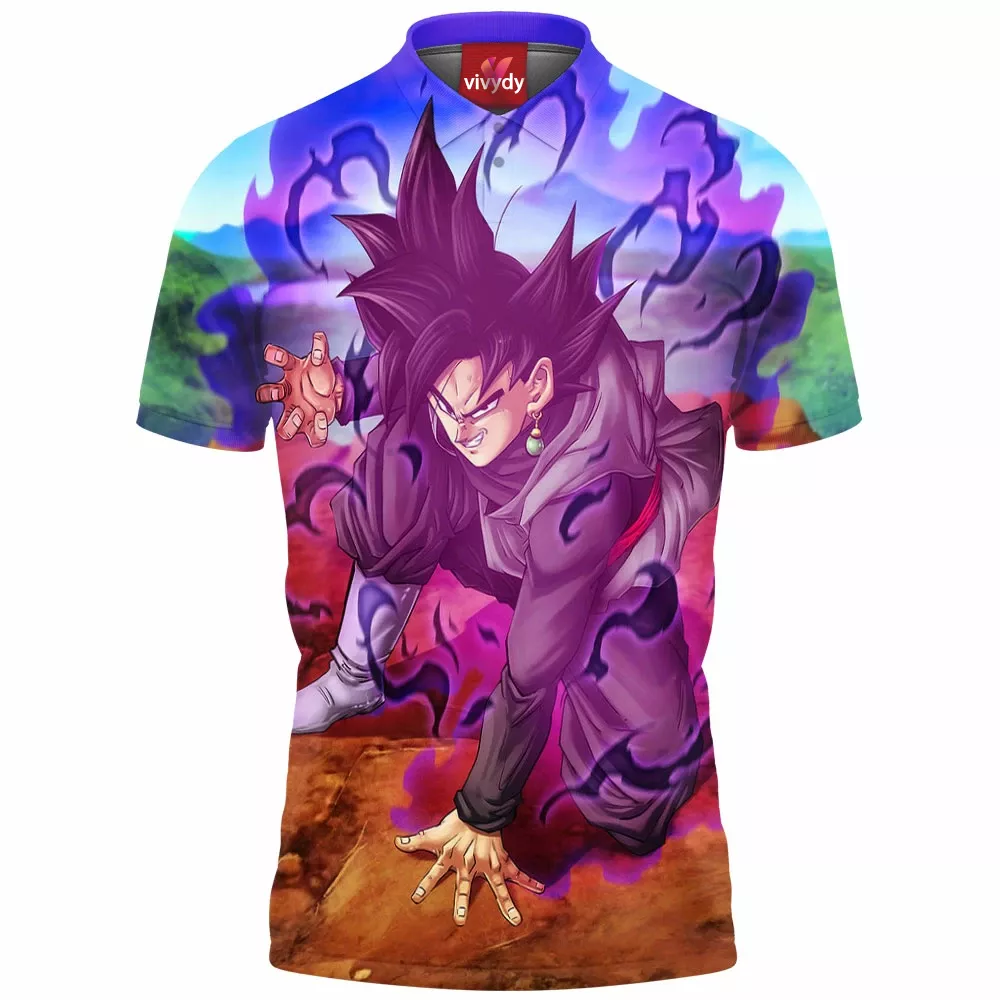 Black Goku Polo Shirt