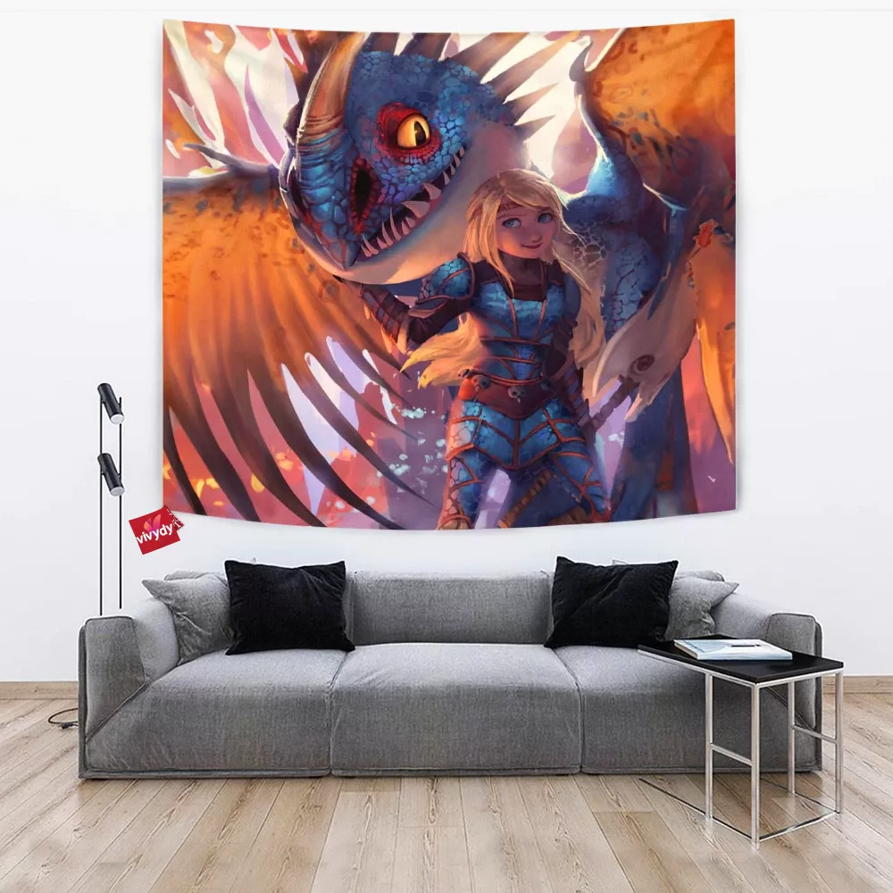 Astrid And Stormfly Tapestry