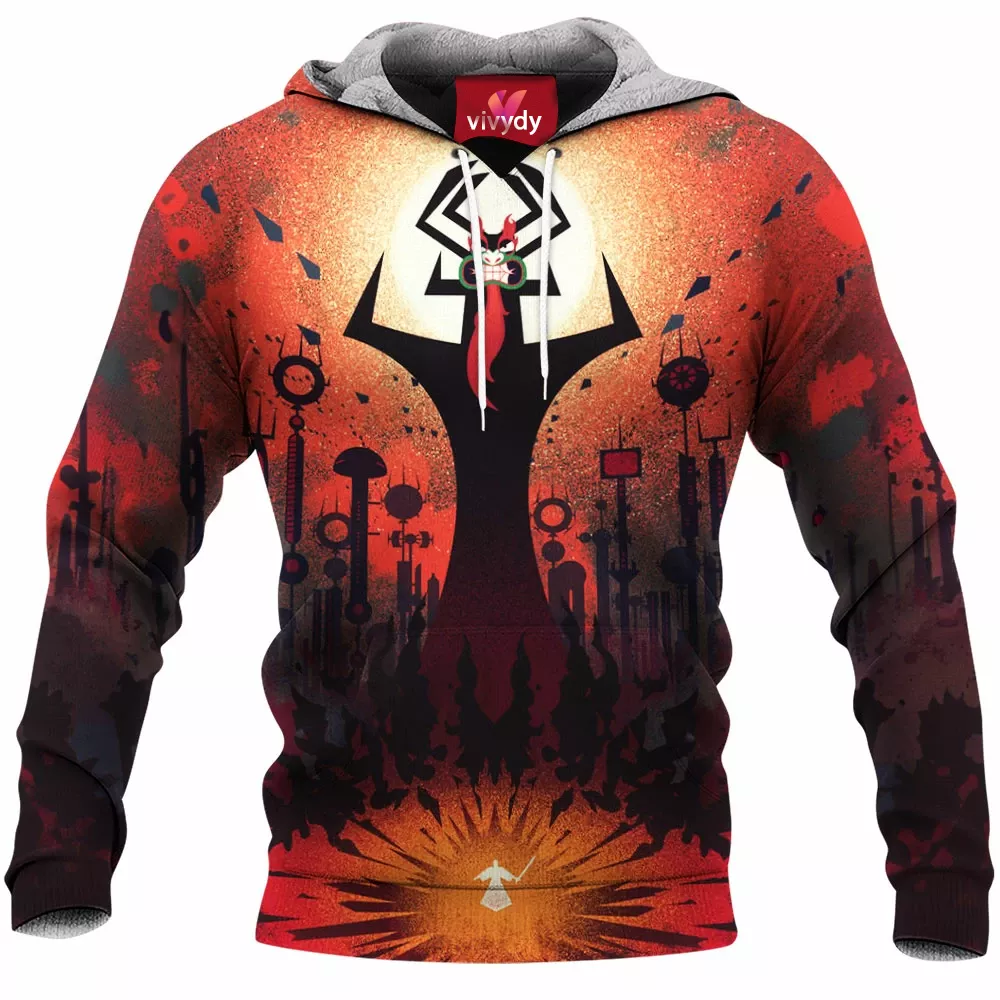 Samurai Jack And Aku Hoodie