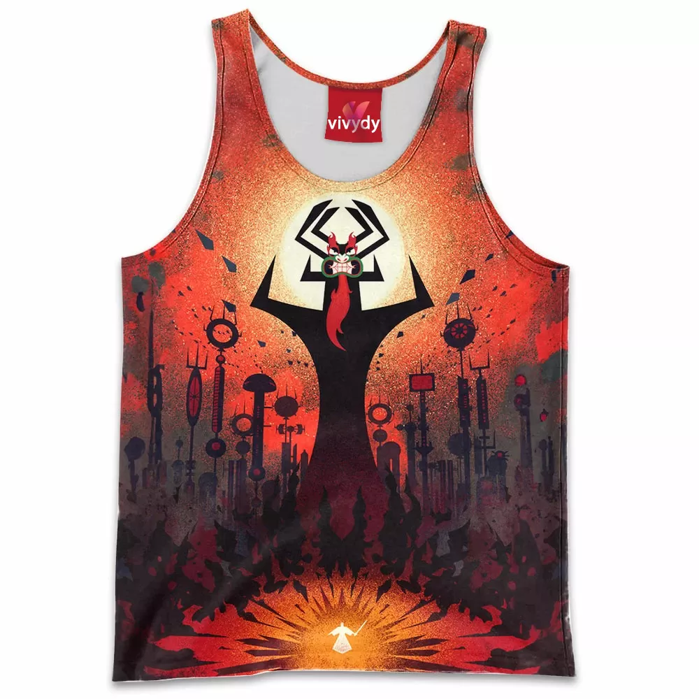 Samurai Jack And Aku Tank Top