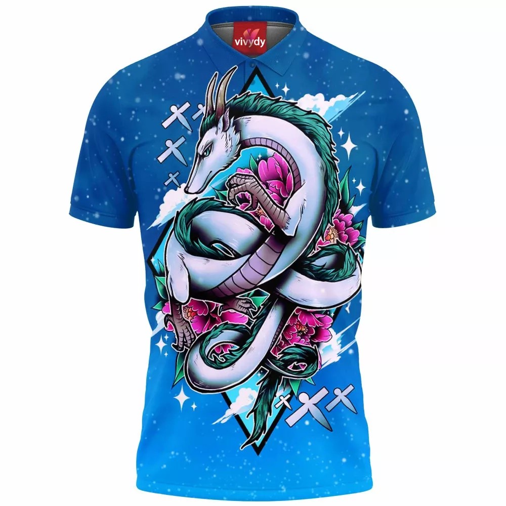 Haku Dragon Polo Shirt