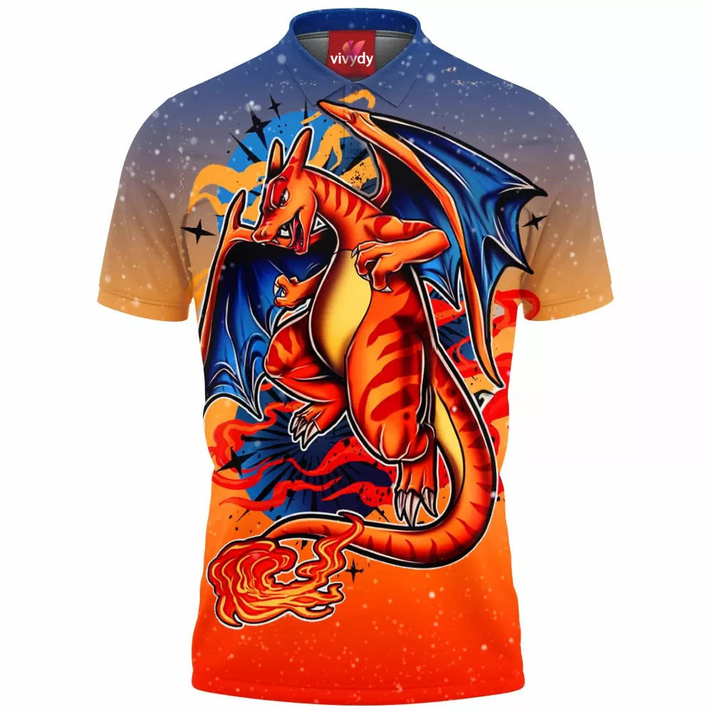 Charizard Clone Polo Shirt