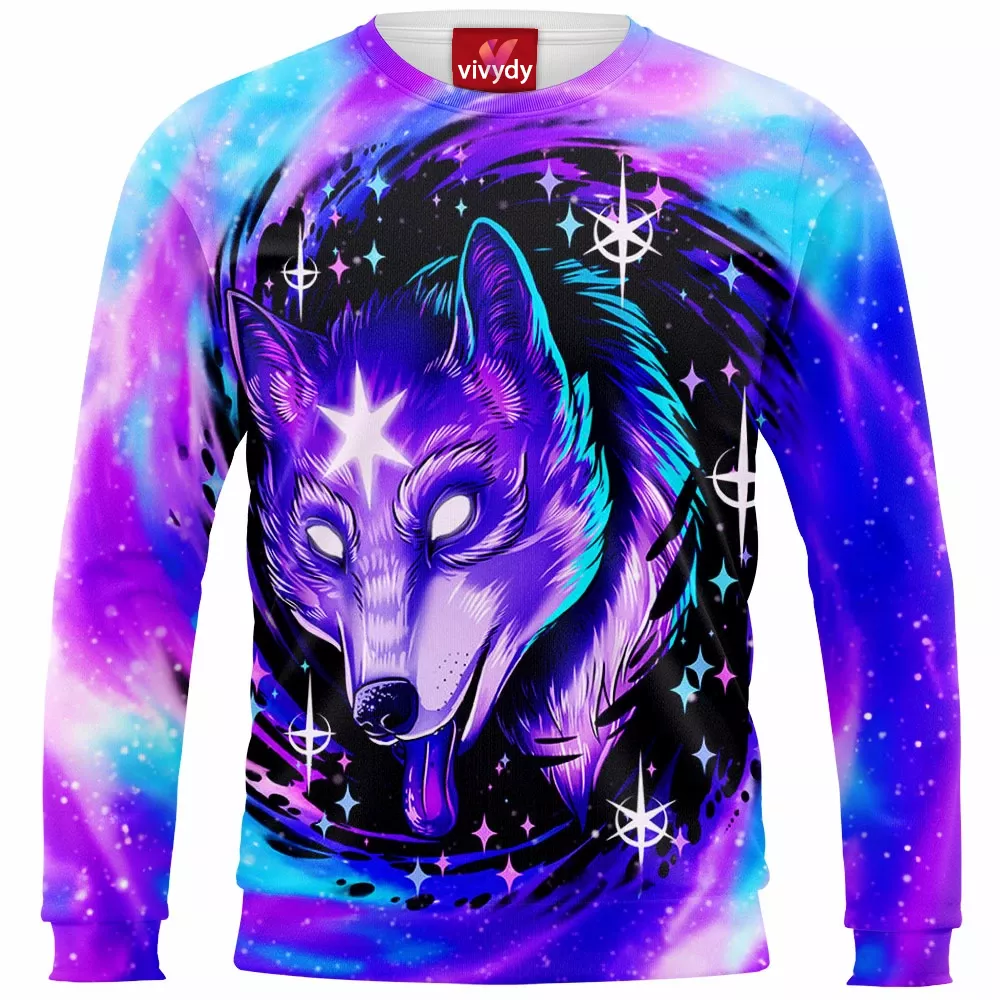 Black Hole Wolf Sweatshirt