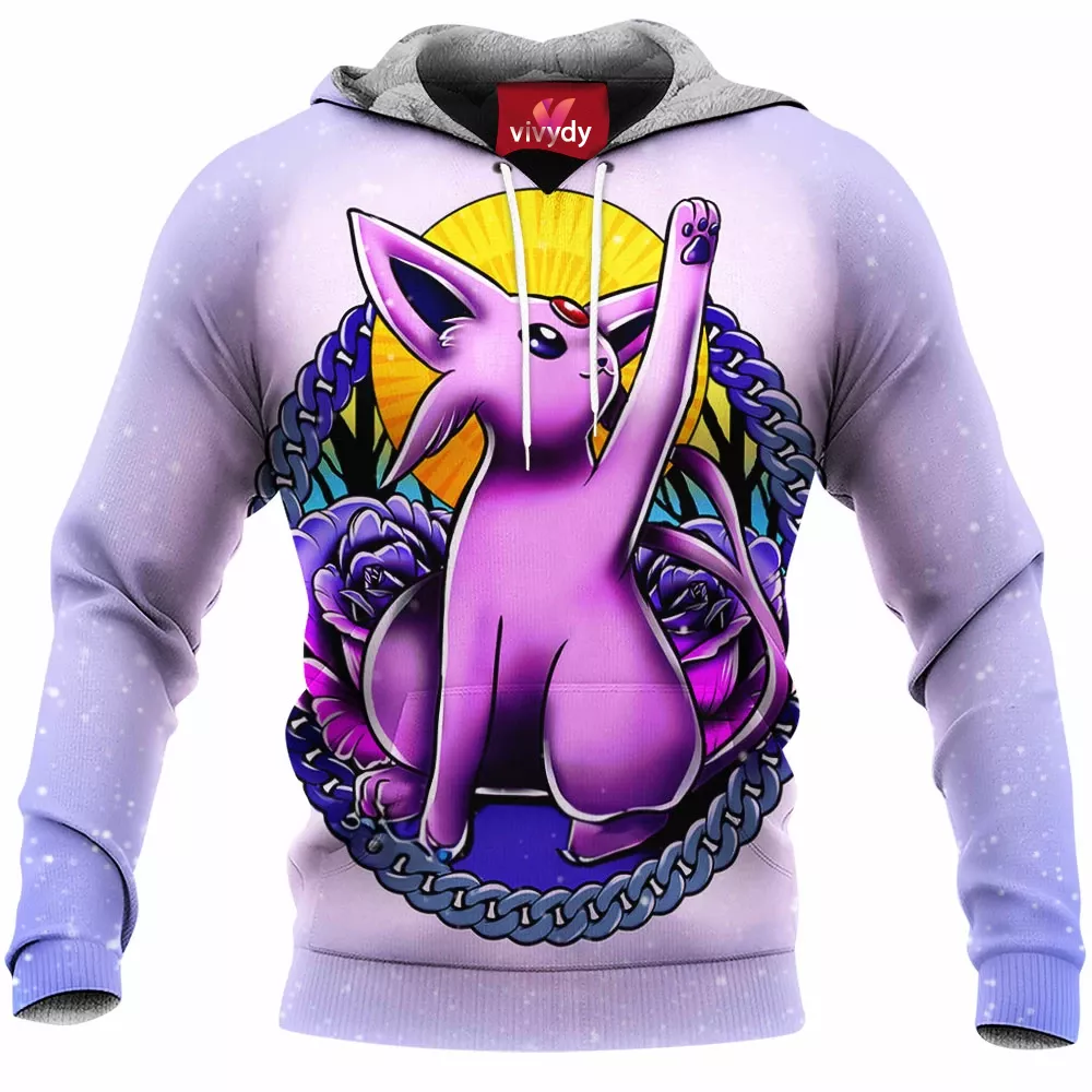 Espeon Tattoo Design Hoodie