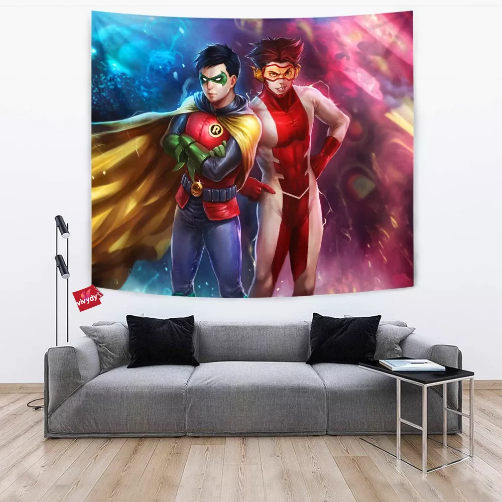 Robin And Impulse Tapestry