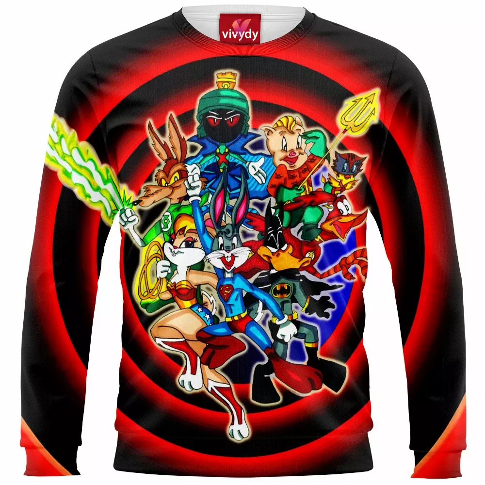 Justice League Looney Tunes Sweatshirt