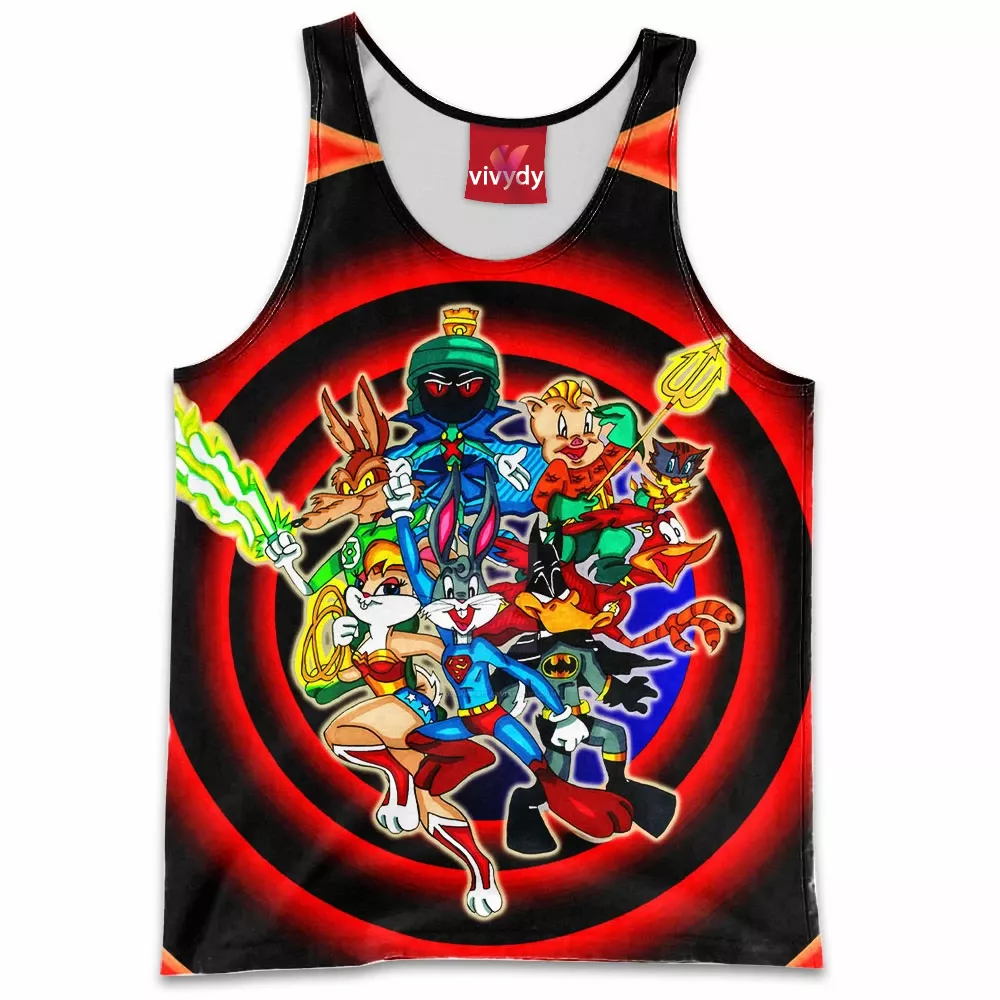 Justice League Looney Tunes Tank Top