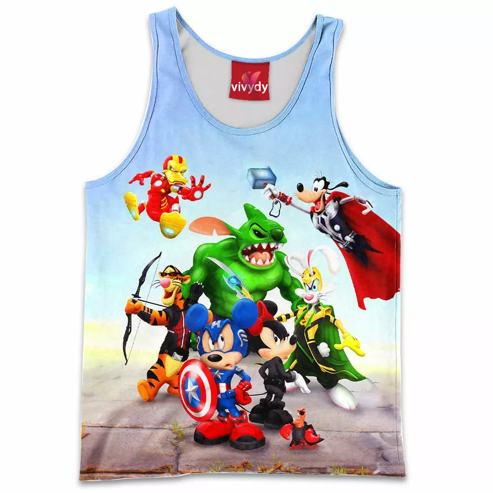 Animated Avengers Tank Top