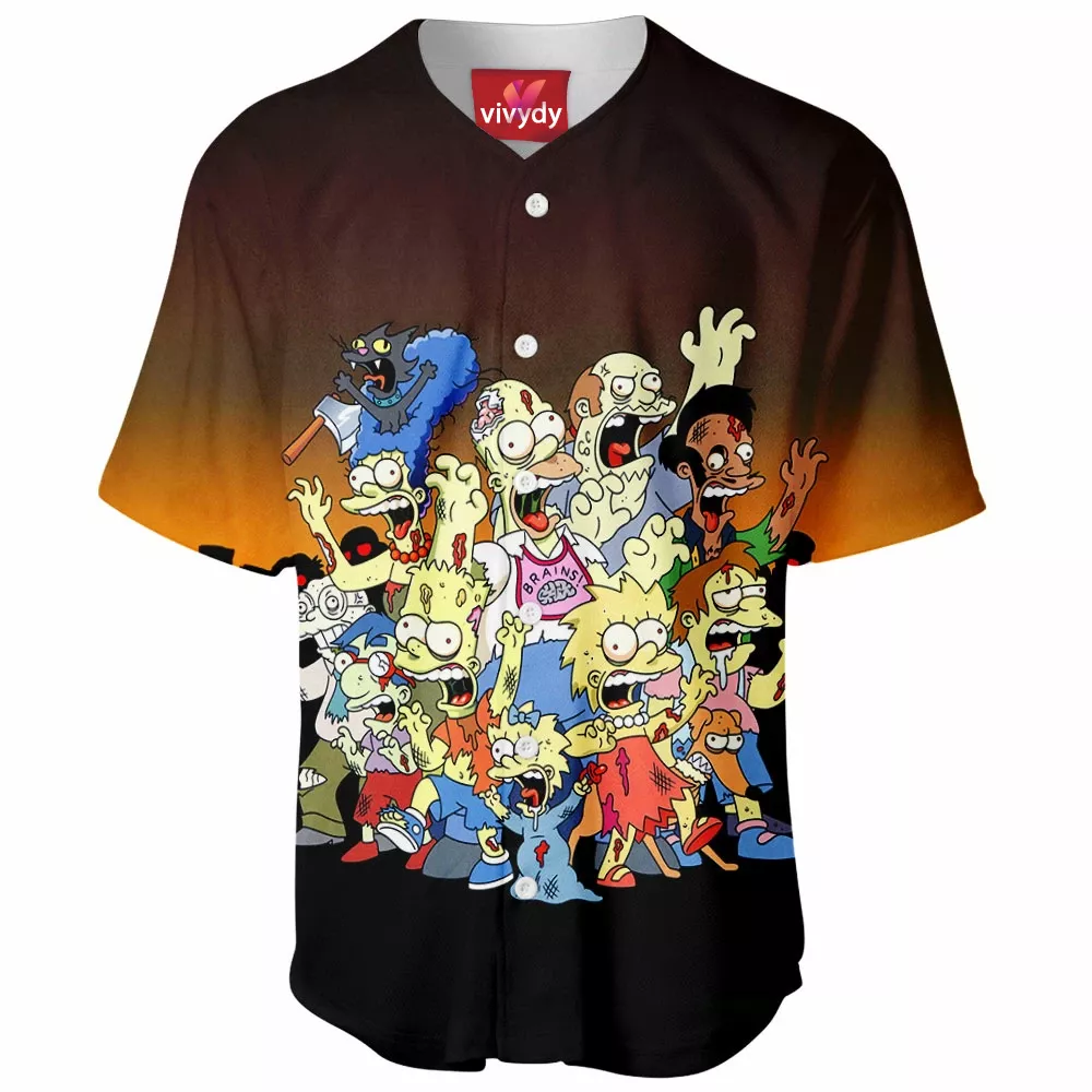 The Simpson Zombie Baseball Jersey