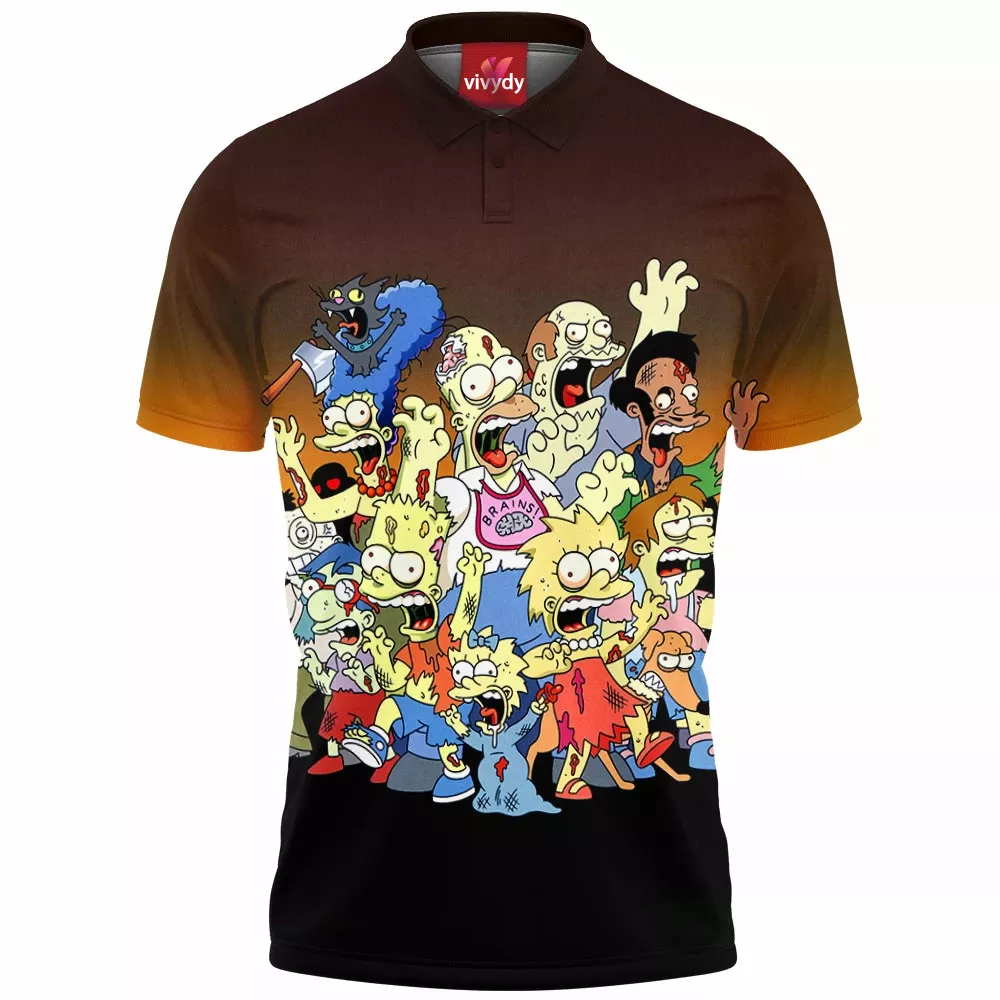 The Simpson Zombie Polo Shirt