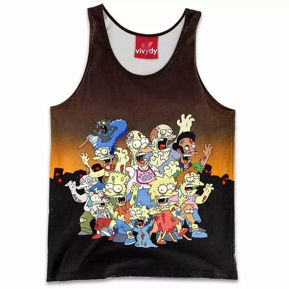 The Simpson Zombie Tank Top