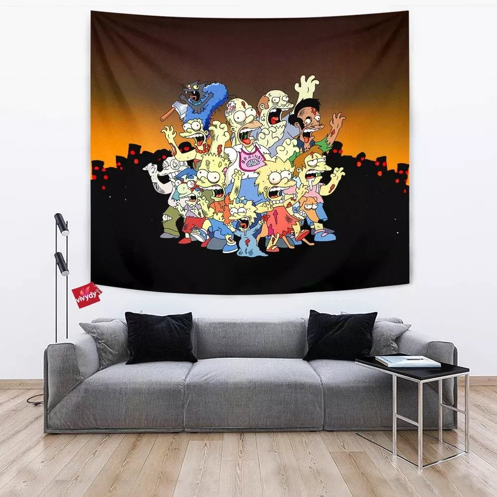 The Simpson Zombie Tapestry