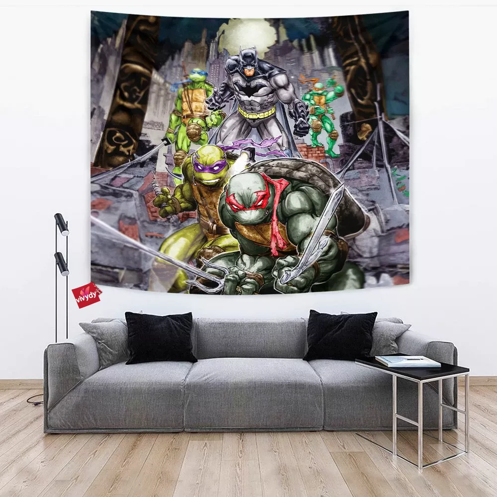 Batman TMNT Tapestry