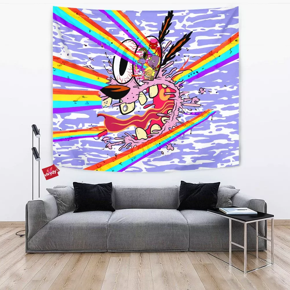 Courage the Cowardly Dog Tapestry