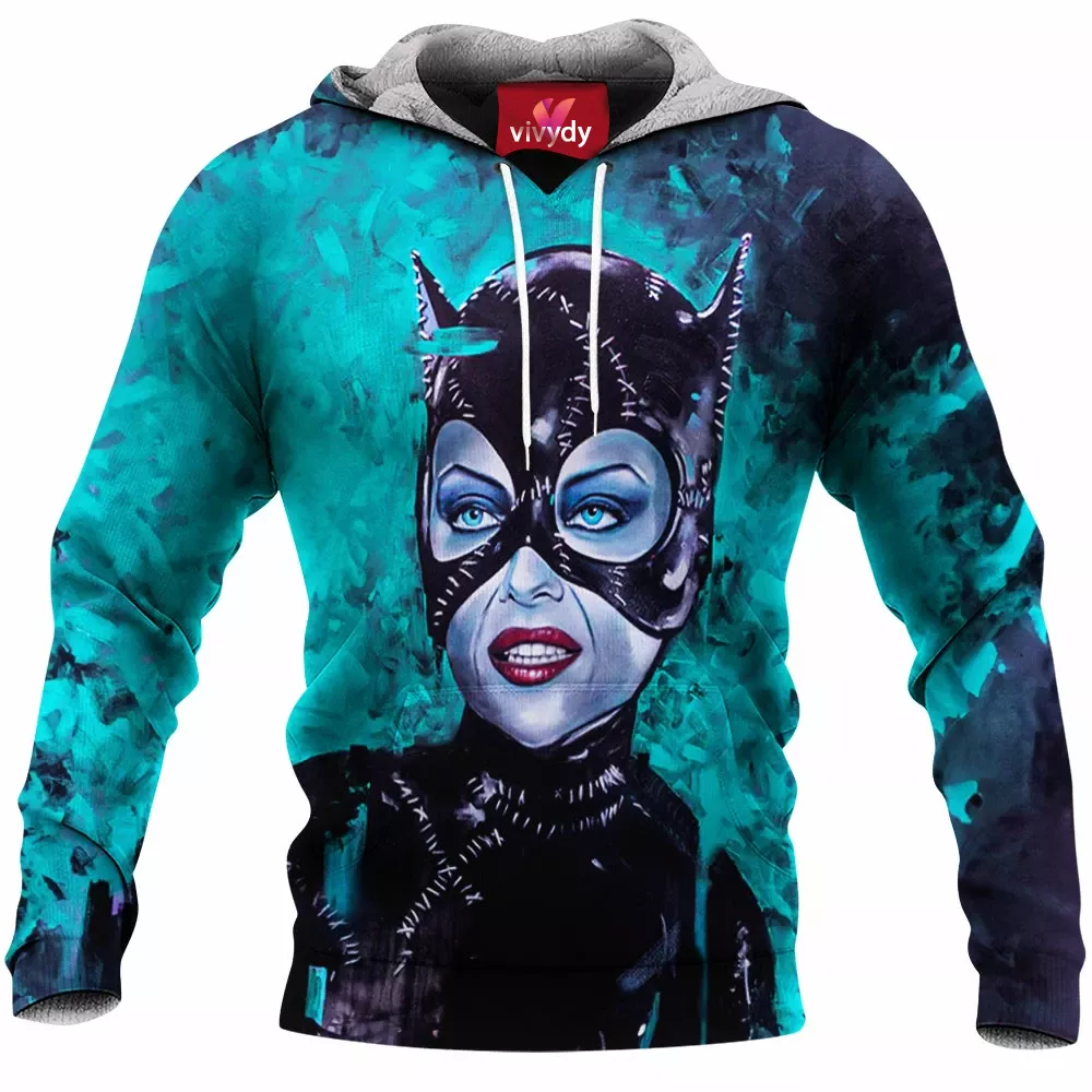 Cat,Meowwoman Hoodie