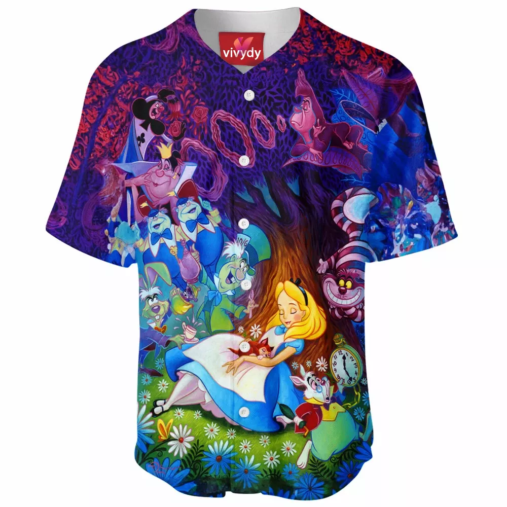 Alice in Wonderland Baseball Jersey