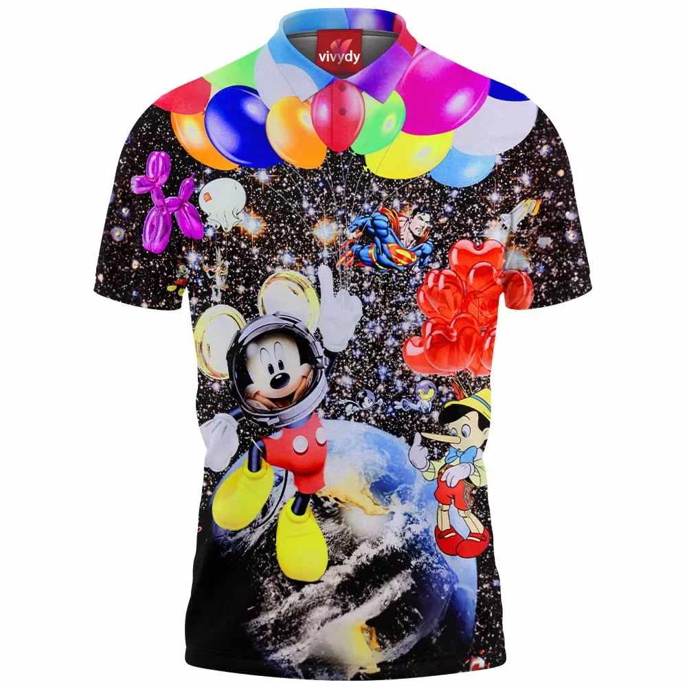 Animated, Comic Polo Shirt