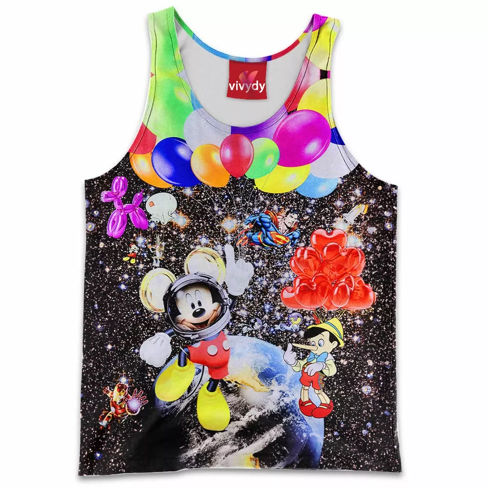 Animated, Comic Tank Top