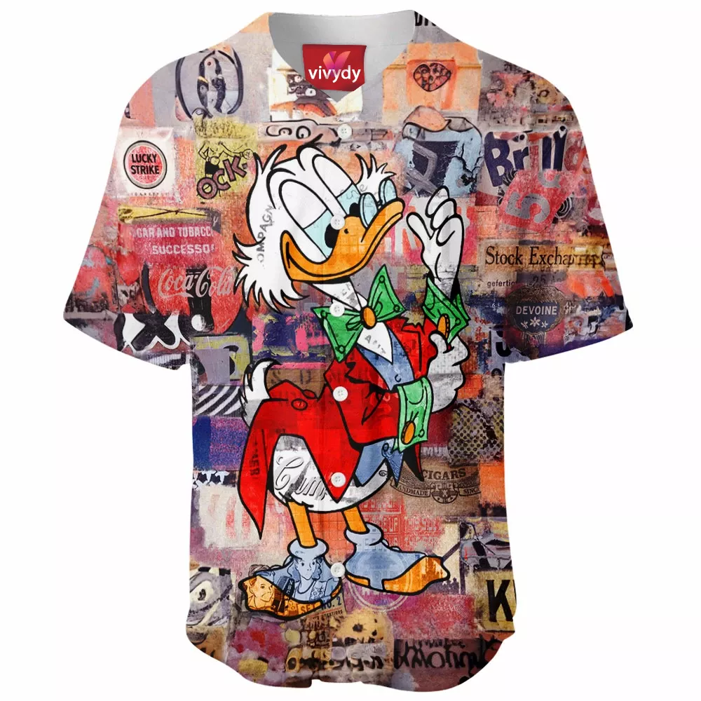 McDuck Scrooge Baseball Jersey