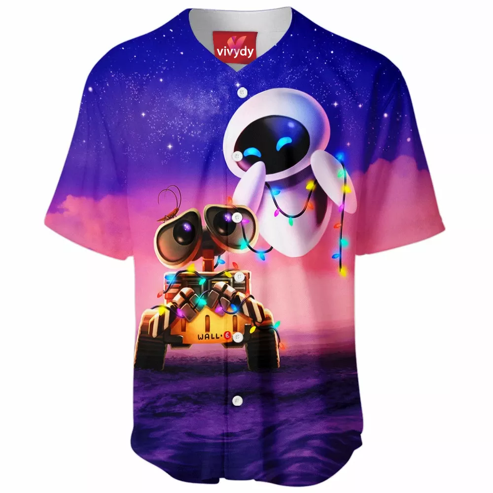 Eve And Wall-e Baseball Jersey