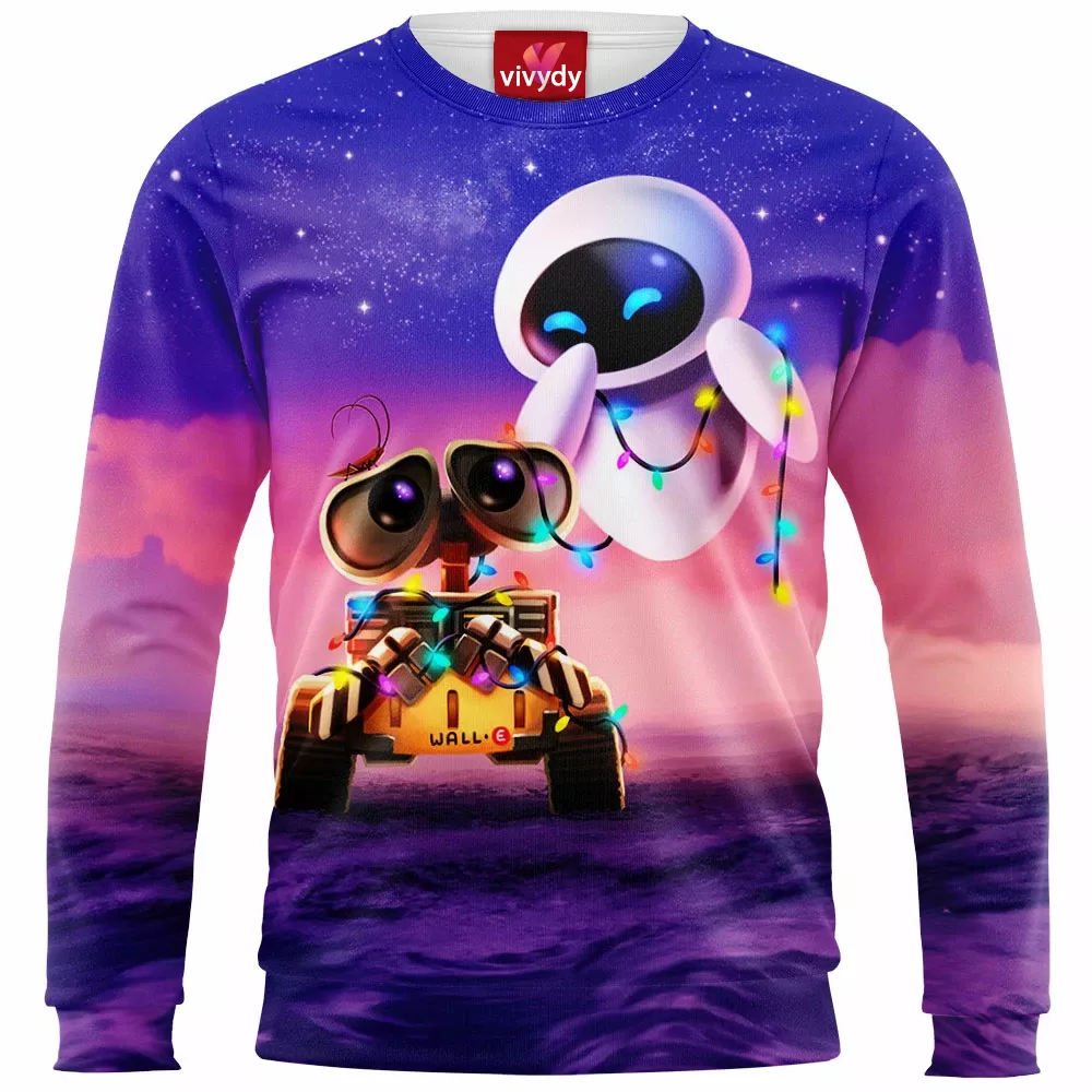 Eve And Wall-e Sweatshirt