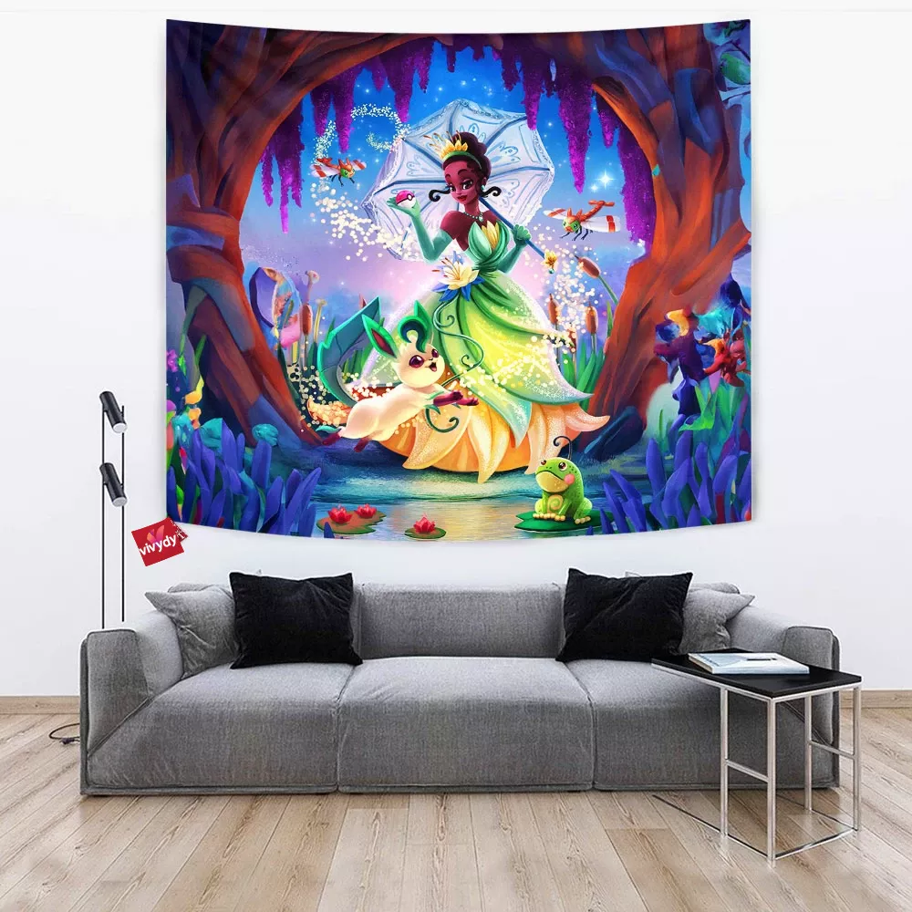 The Princess And The Leafeon Tapestry