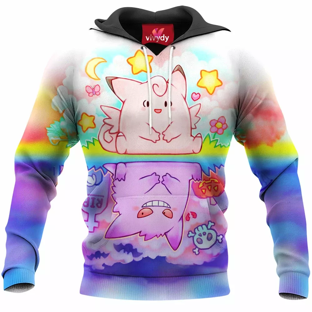 Clefable Gengar Hoodie