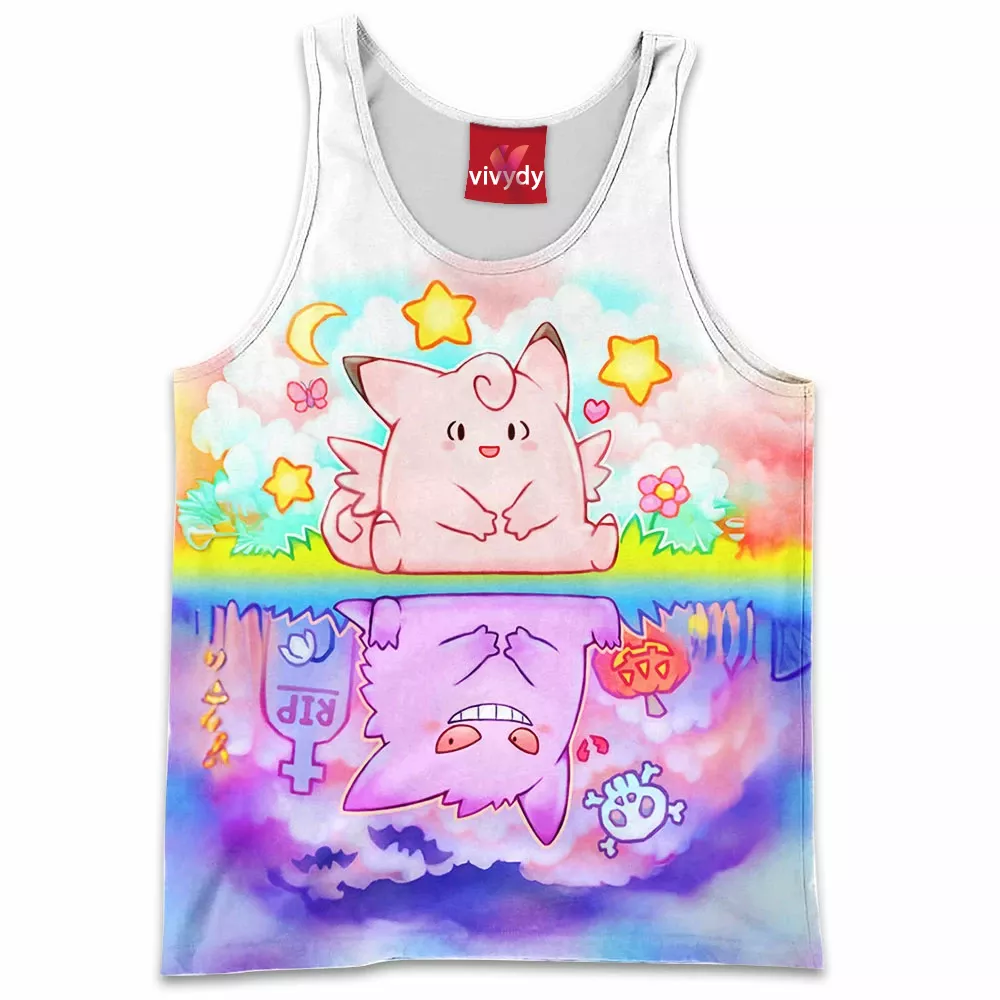 Clefable Gengar Tank Top